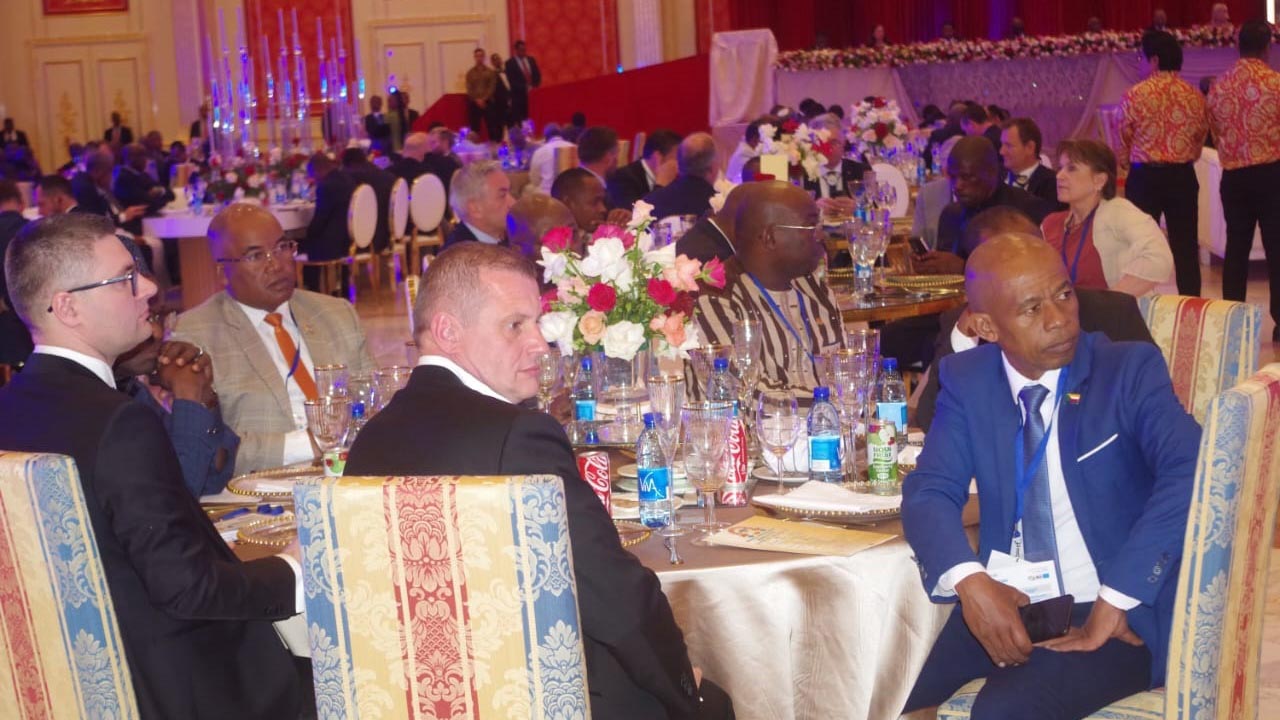 Some of the delegates during a reception hosted by His Majesty King Mswati III for dignitaries attending the Organisation of African, Caribbean and Pacific States (OACPS) meeting at the Ezulwini Palazzo ICC in Ezulwini. The event, held, is attended by members of government, members of Parliament from Eswatini, the royal family and delegates from OACPS member states. (Pic: Sibusiso Shange)